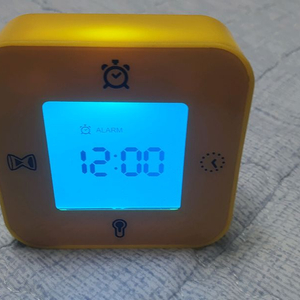 이케아 전자시계 - 옐로우