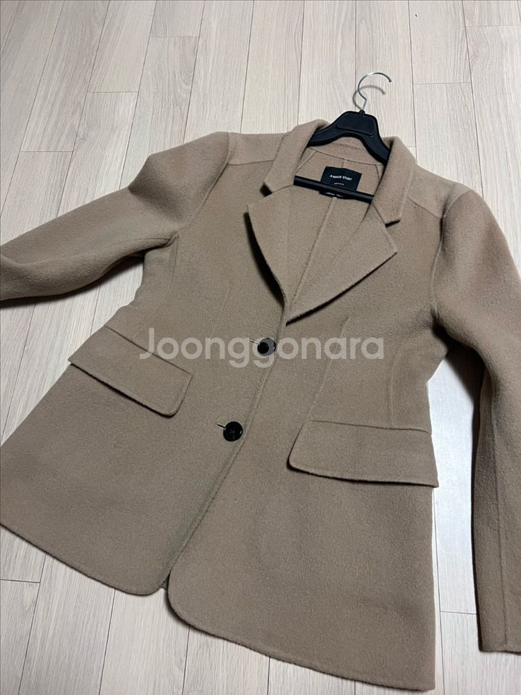 울90% 슬림허리라인 핸드메이드자켓 숏코트하프코트반코트--0