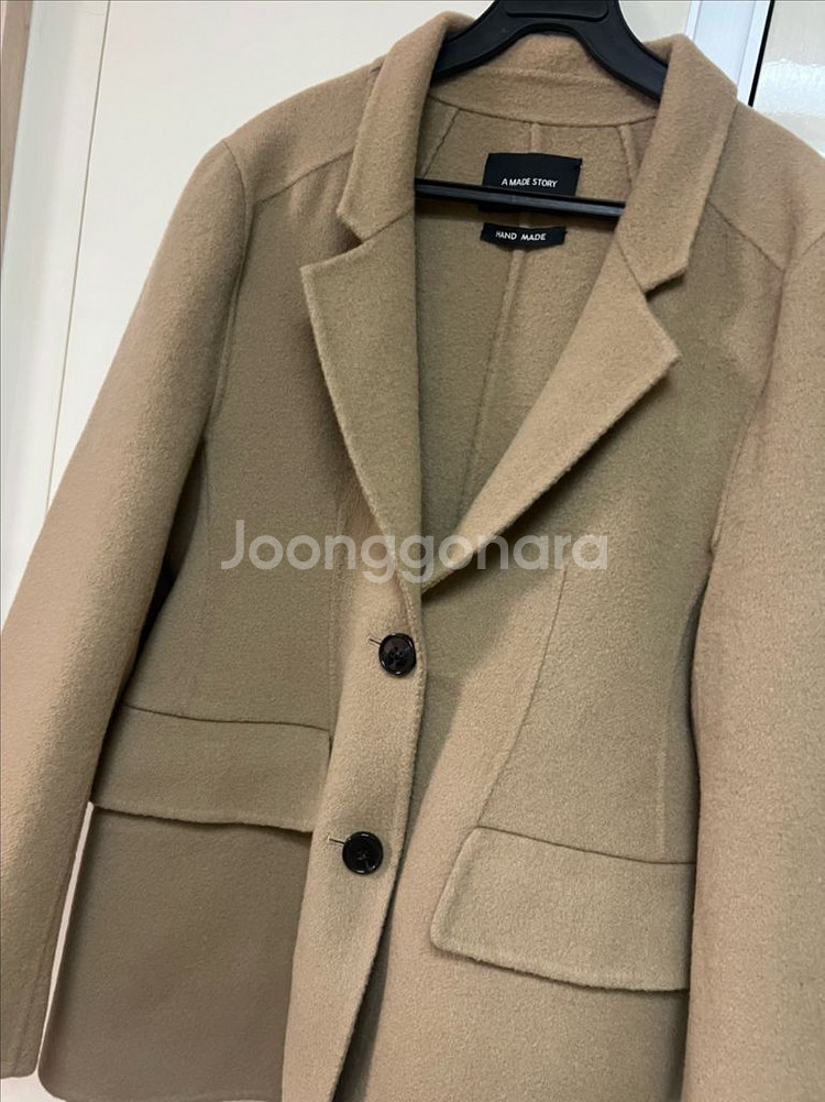 울90% 슬림허리라인 핸드메이드자켓 숏코트하프코트반코트--6