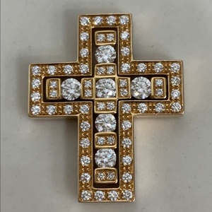 [L]다미아니 벨에포크 펜던트 핑크골드 목걸이 라지