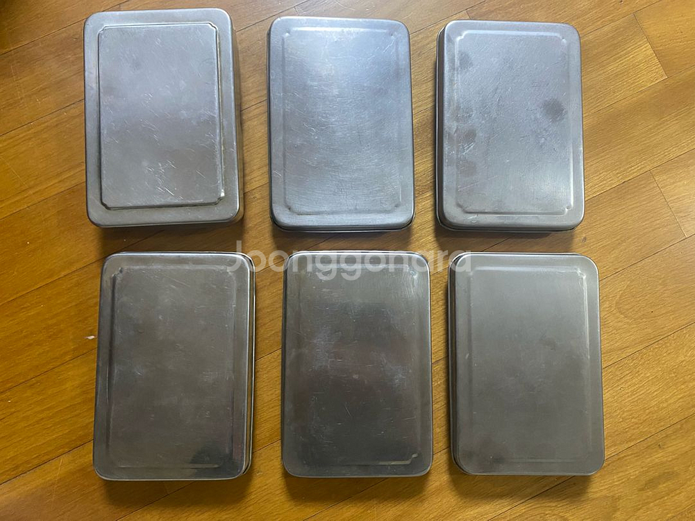 스텐 도시락통 6개 (일괄판매)--1