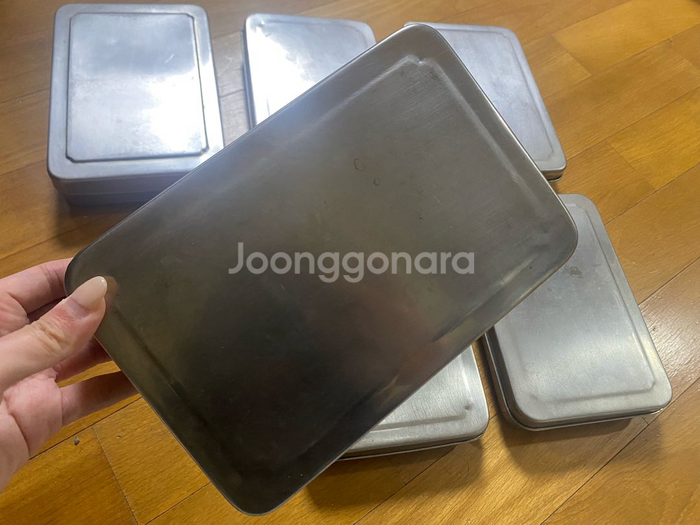 스텐 도시락통 6개 (일괄판매)--3