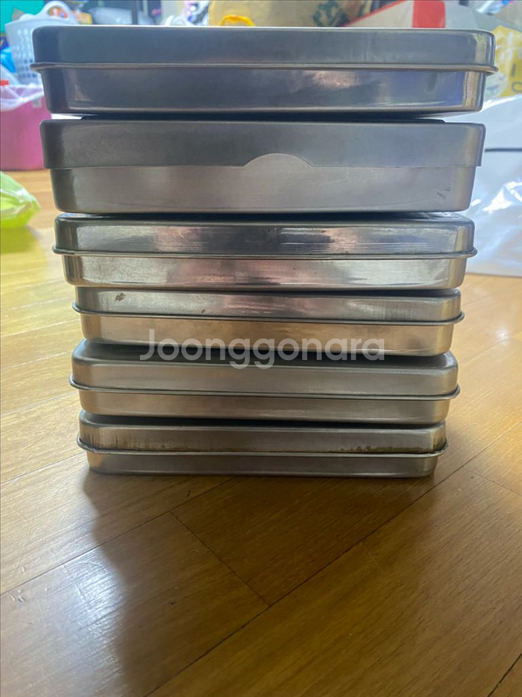 스텐 도시락통 6개 (일괄판매)--4