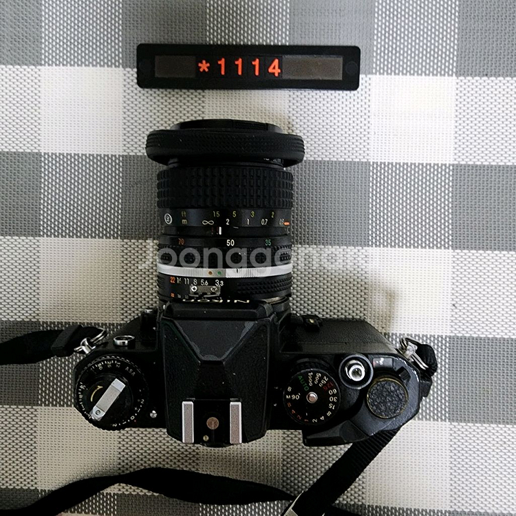 니콘 FE 35-70mm 줌렌즈 블랙바디 필름카메라--2