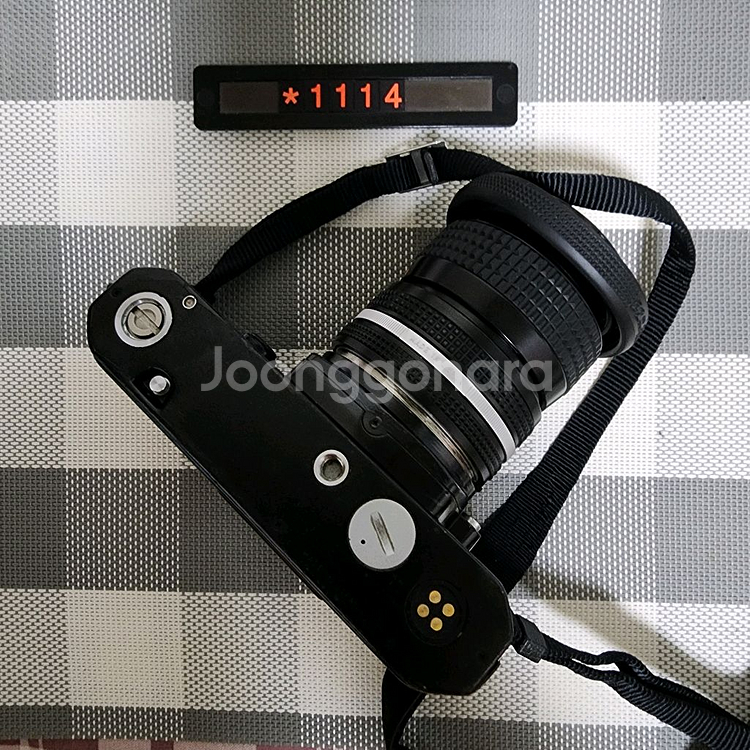 니콘 FE 35-70mm 줌렌즈 블랙바디 필름카메라--4