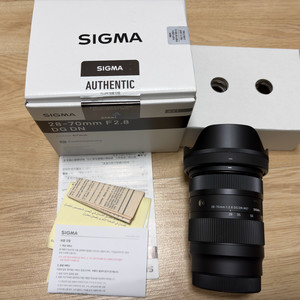 시그마 28-70 F2.8 새상품 팝니다