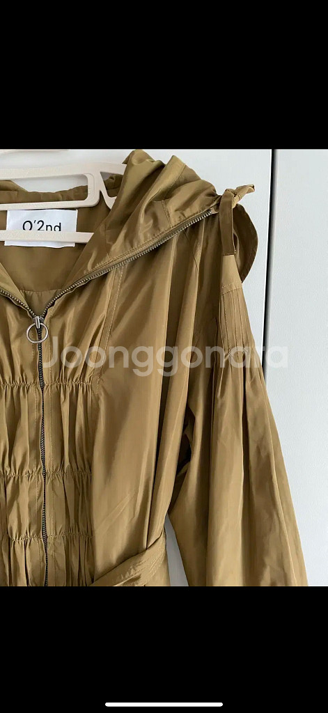 오즈세컨 롱 야상 점퍼(후드트렌치점퍼)--7