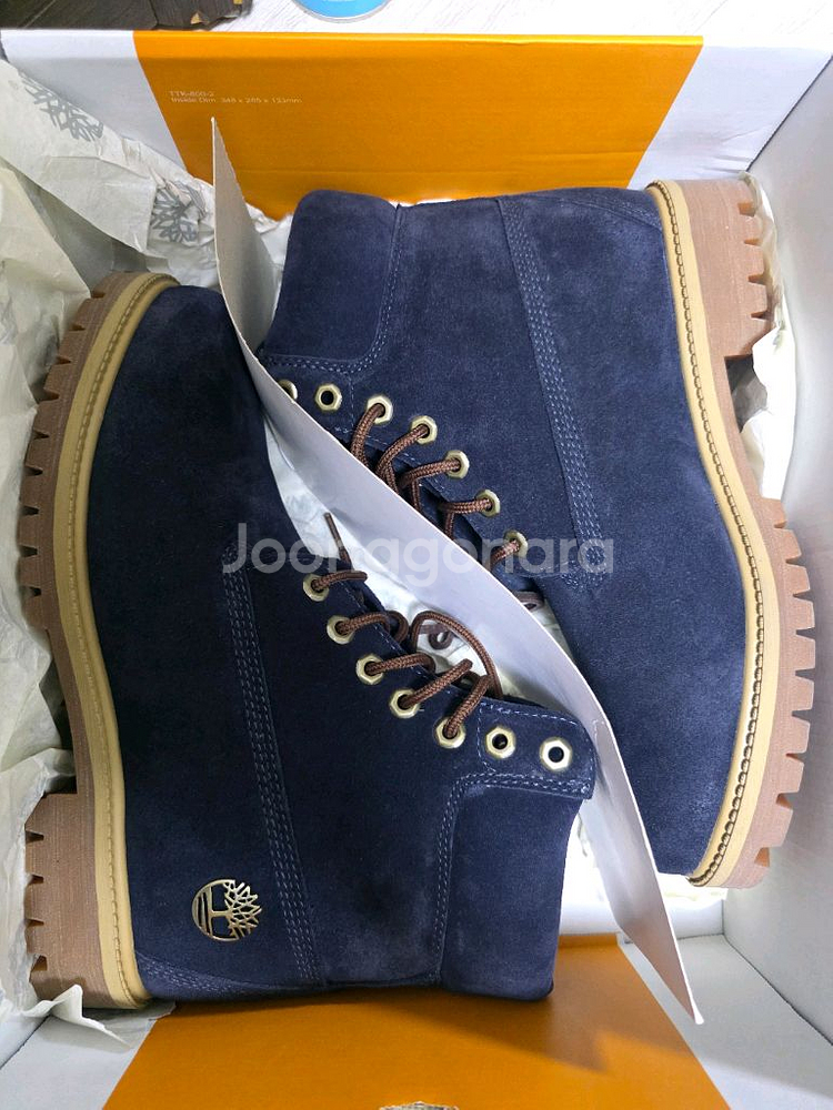 팀버랜드 헤리티지 스웨이드 부츠 네이비(8.5W)--0