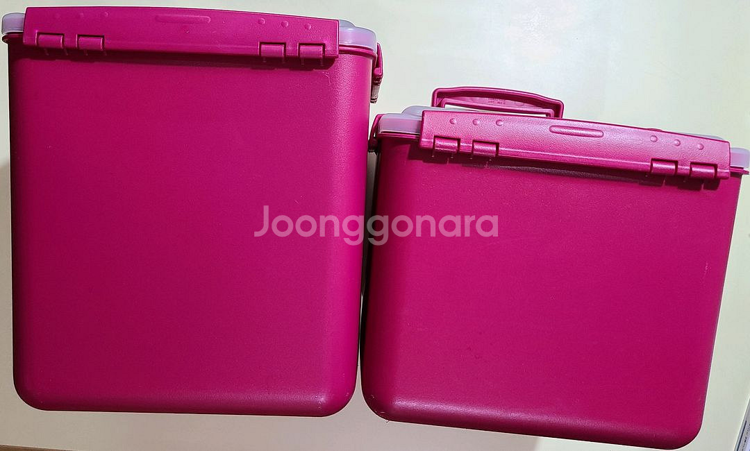 김치통 2개 (34*25*27cm 또는 21cm)--1