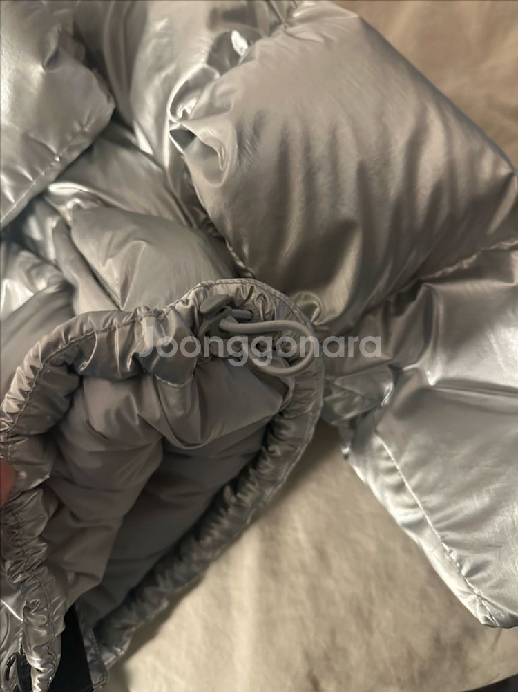 눕시 실버 패딩--7