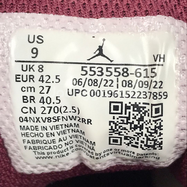 나이키 에어조던1 로우 체리우드 신발 운동화 남성270--8