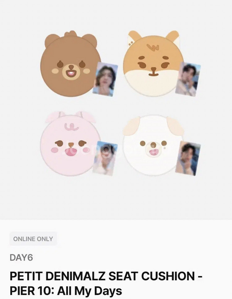 데이식스 day6 pier10 팬미팅 방석 seat 케--0