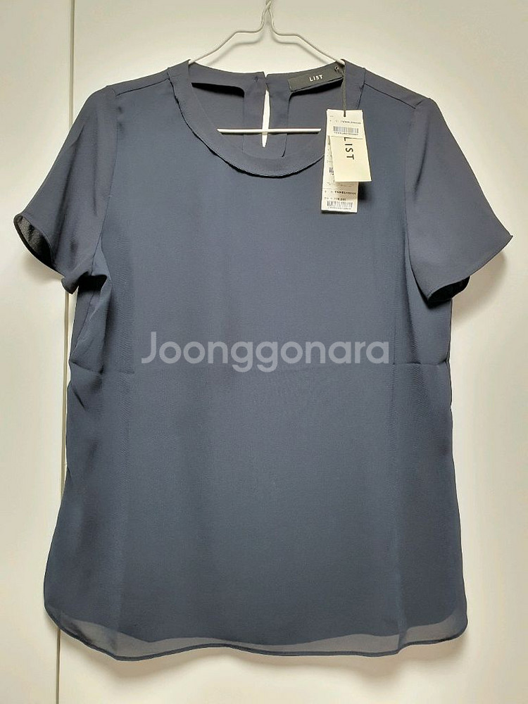 LIST 반팔 블라우스 55사이즈 새상품--0