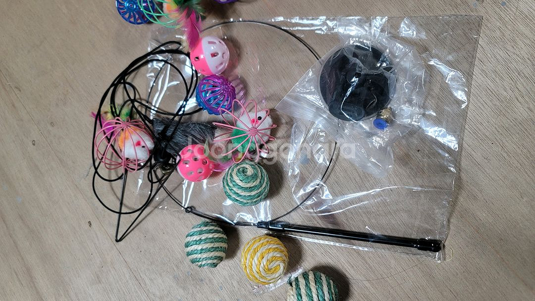 고양이 장난감 전부 드려요--1