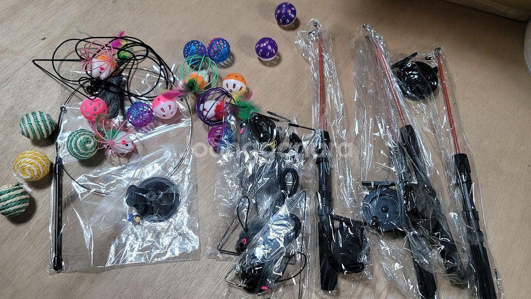 고양이 장난감 전부 드려요--0