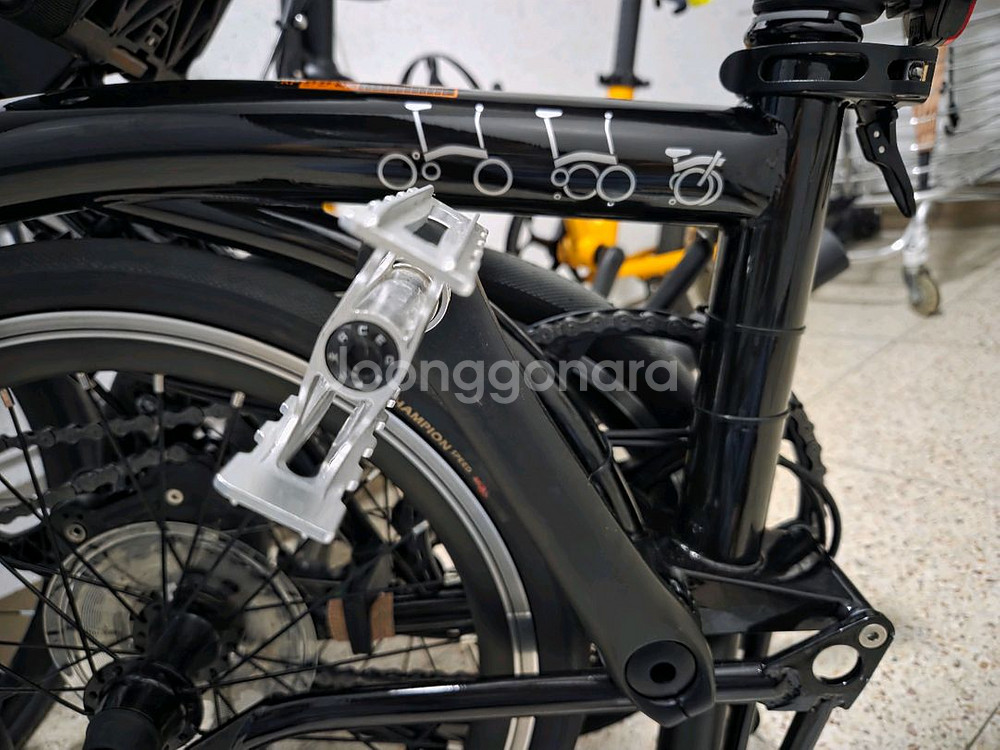 트라이폴드미니벨로자전거 유사브롬톤--1