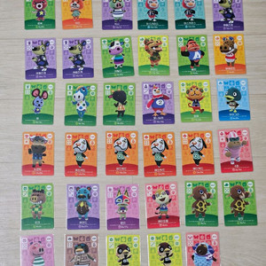 동물의숲 아미보카드 1,2,3,4,5탄,캠핑카,NPC