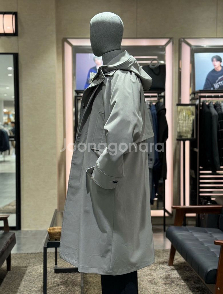 리버클래시 발마칸 변형 후드탈부착오버핏 야상코트 팝니다--2