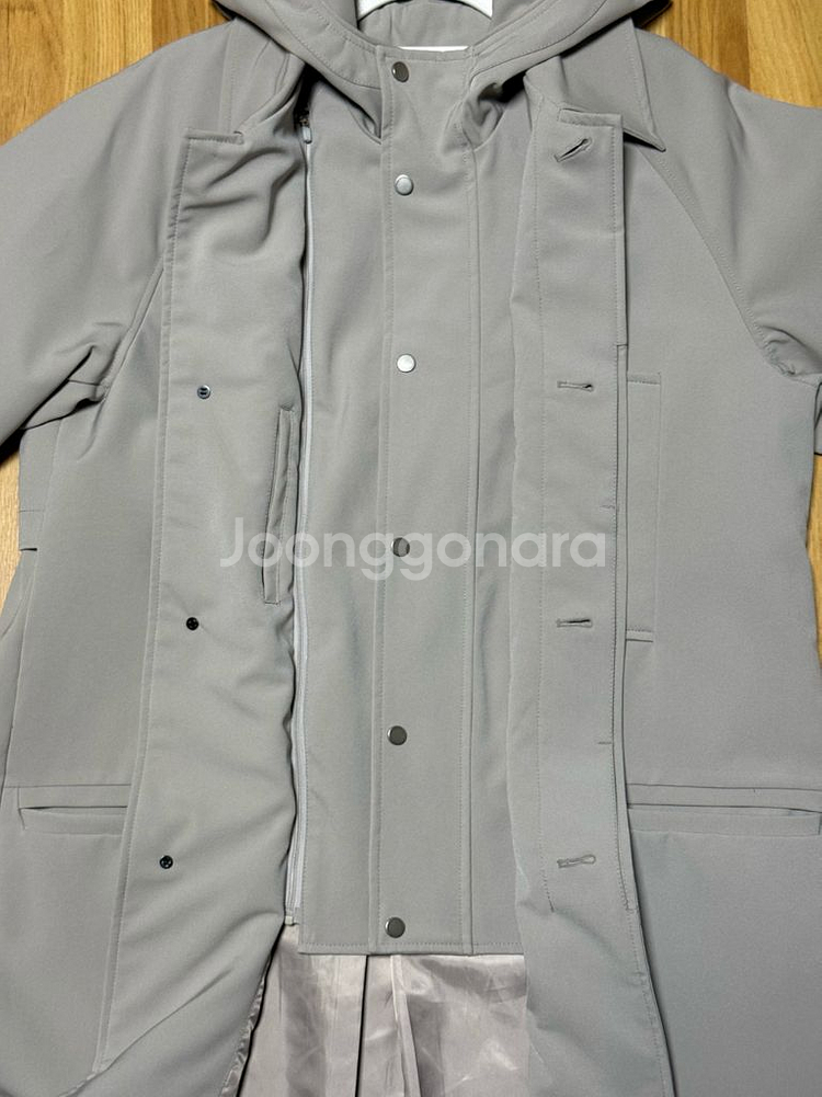 리버클래시 발마칸 변형 후드탈부착오버핏 야상코트 팝니다--8