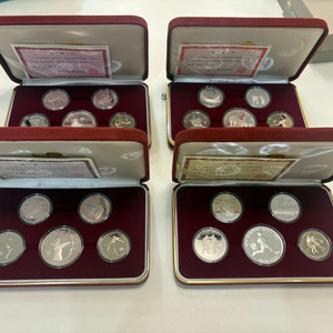 88 서울올림픽 기념주화(은화) 5종