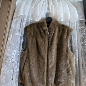 리얼 휘메일 풀스킨 밍크베스트 77 새제품