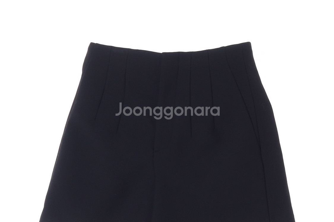 [XS]자라 블랙 슬랙스 쇼츠 반바지--1