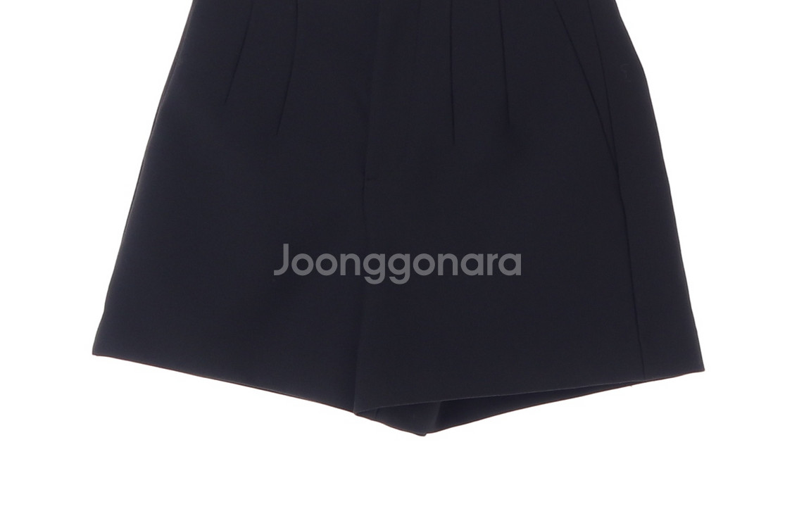 [XS]자라 블랙 슬랙스 쇼츠 반바지--2