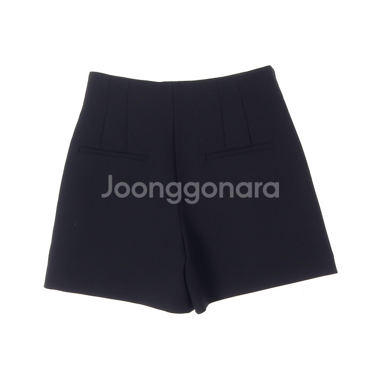 [XS]자라 블랙 슬랙스 쇼츠 반바지--3