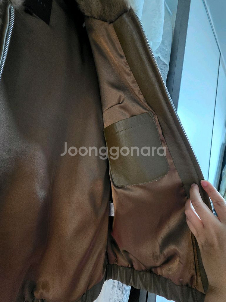 리얼 휘메일 풀스킨 밍크베스트 77 새제품--10