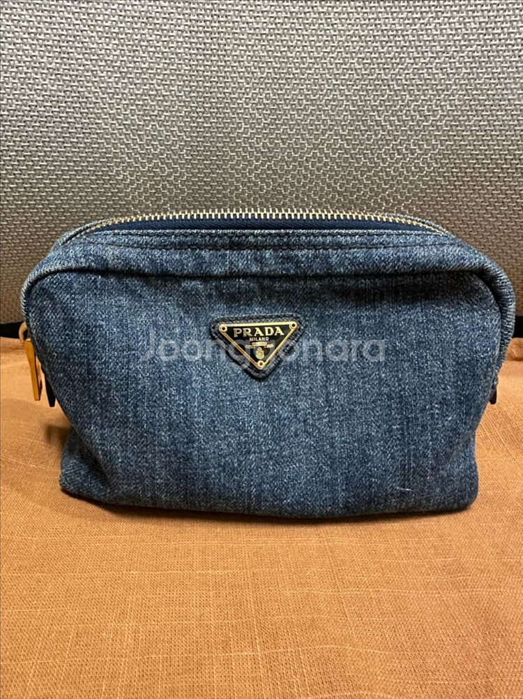 프라다 데님 파우치--0