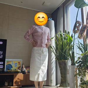 (새상품) 탑텐 데님 스커트 M