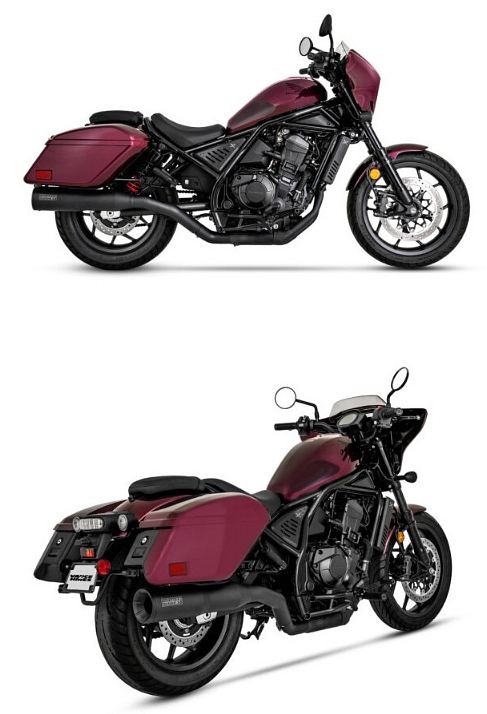 레블1100DCT 반스 사이드박스 대응 머플러--0