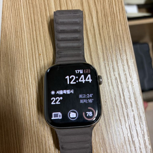 애플워치 10 46mm 티타늄/마그네틱 스트랩 애케플