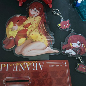 스텔라이브 아카네리제 2023 생일 굿즈 아크릴 키링