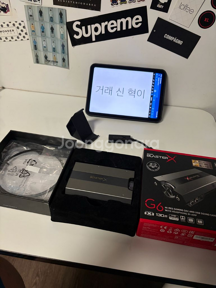 사운드블라스터G6 + 사운드블라스터G1--1