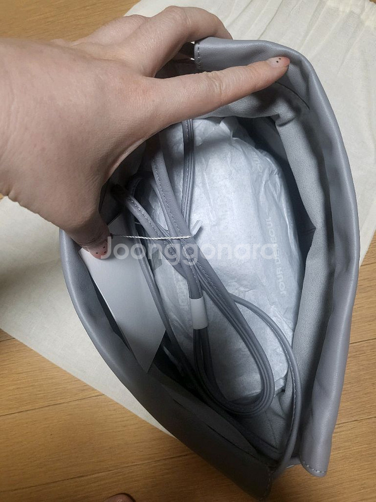 주르드 펌킨백 그레이 새상품--3