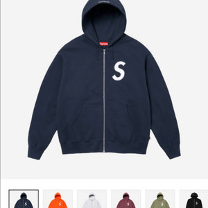 [L]슈프림 s로고 후드집업