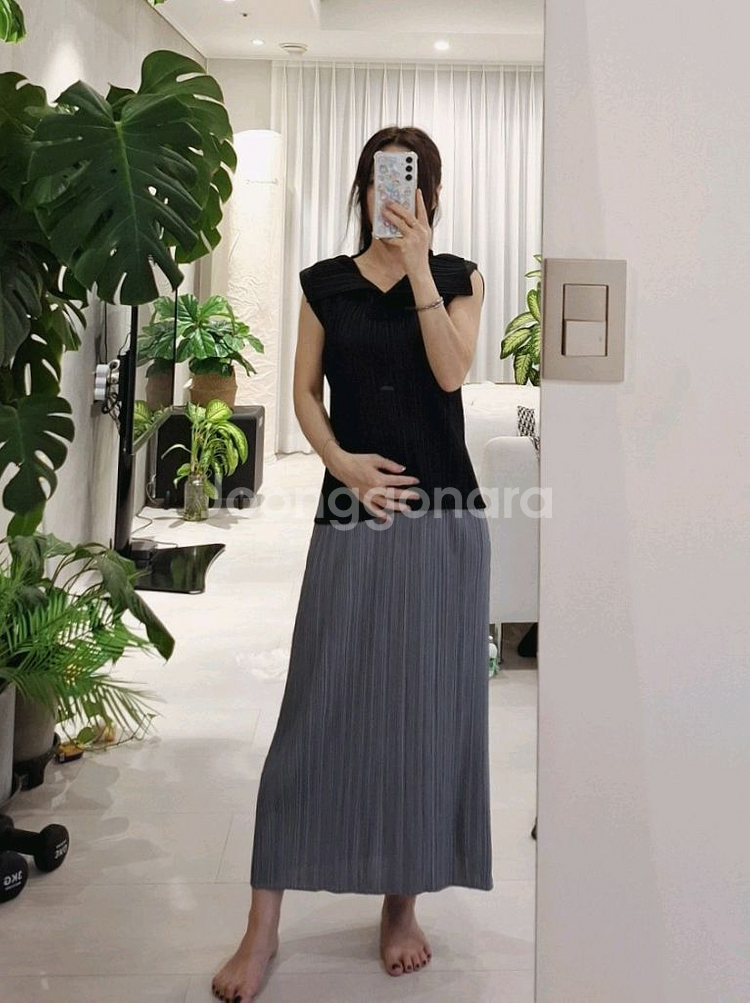 플리츠플리즈 23.7월 먼슬리 빅카라탑 이세이미야케--8