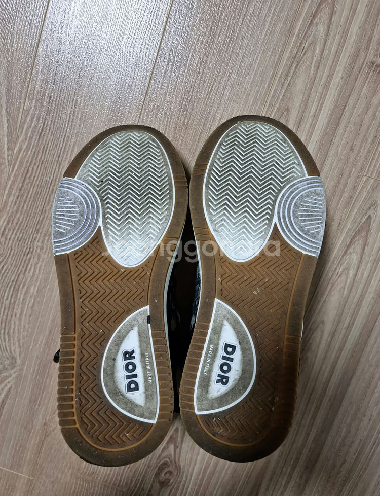 디올 옴므 B27 하이탑 스니커즈 블랙 37(240)--3