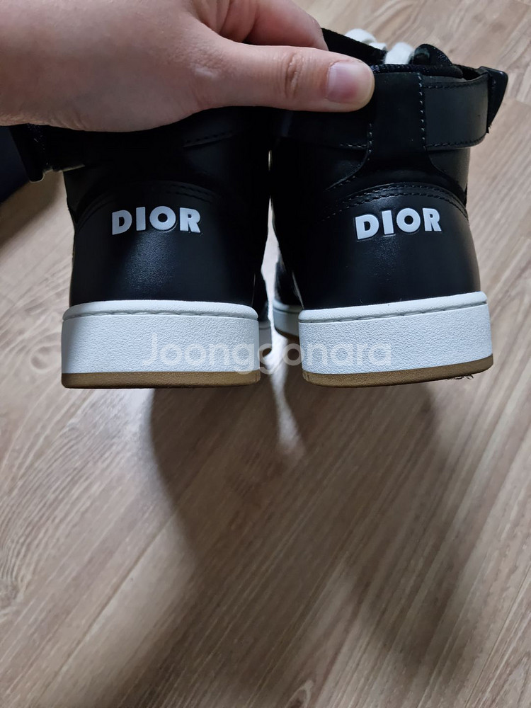 디올 옴므 B27 하이탑 스니커즈 블랙 37(240)--5