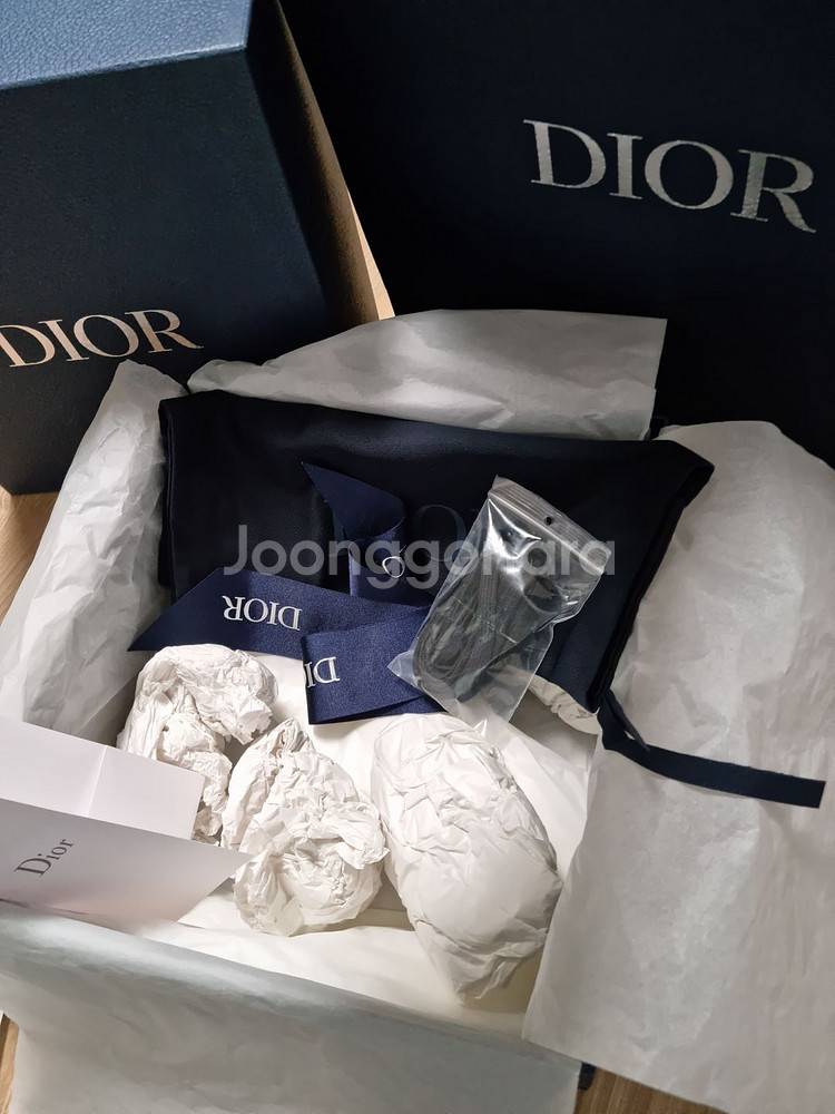 디올 옴므 B27 하이탑 스니커즈 블랙 37(240)--7