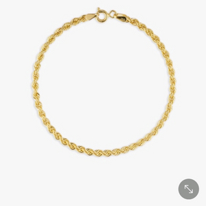 18k 이태리 미라클 로프 체인 팔찌_대