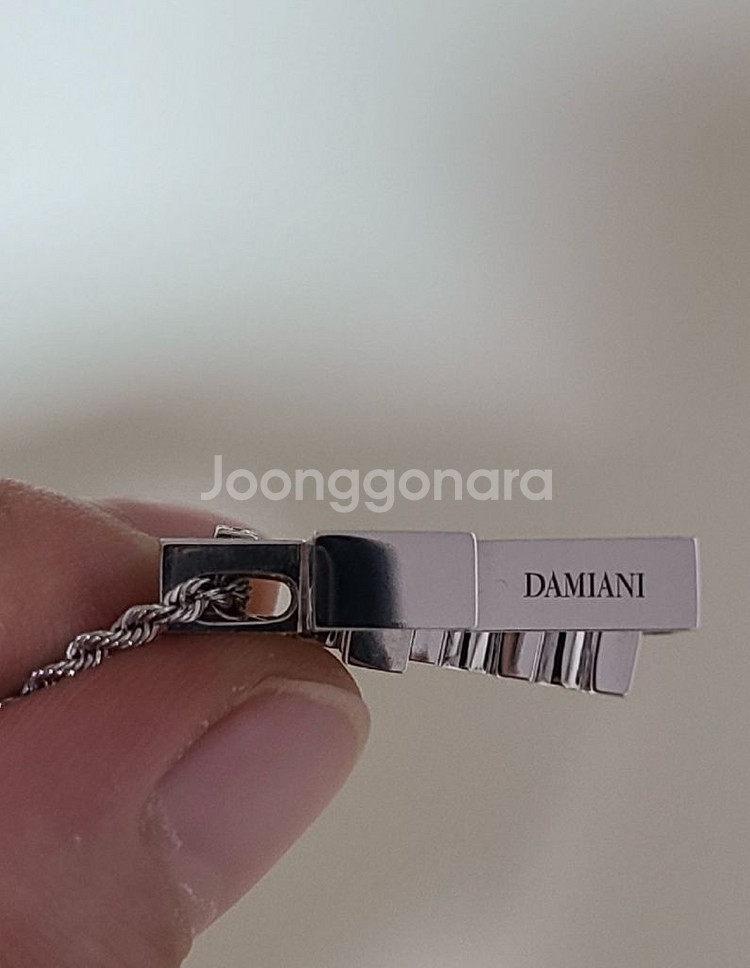 다미아니 목걸이 M사이즈 팔아요~--3
