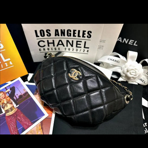 샤넬/시즌웨이스트백/OS