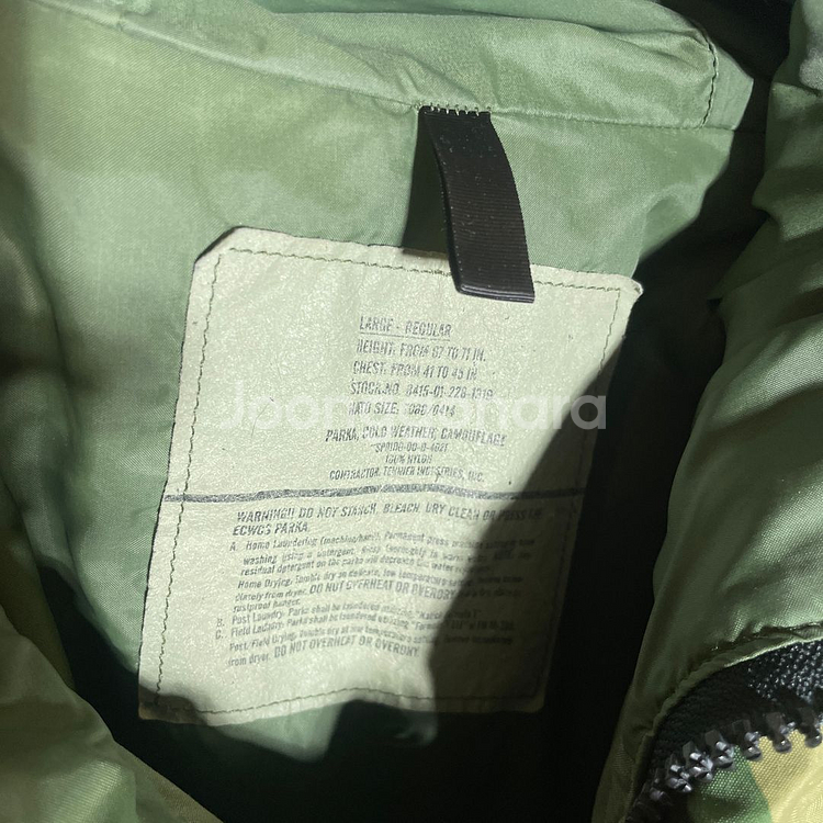 미군 OG 고어텍스 우드랜드 파카 자켓 L(레귤러)--2