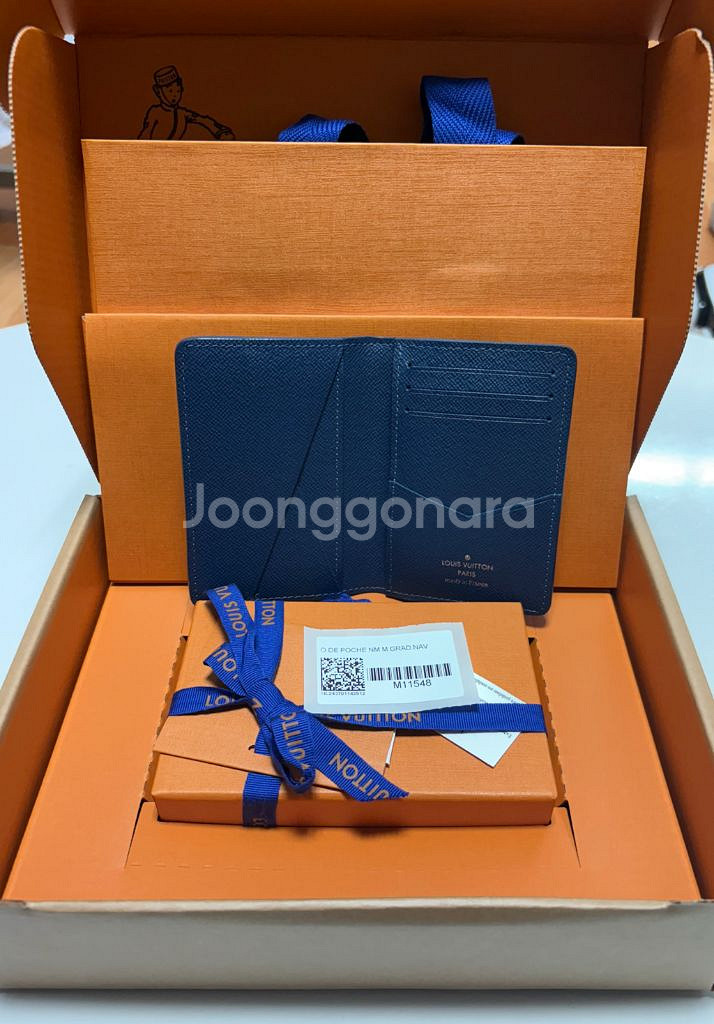 정품)루이비통 지갑 포켓 오거나이저 M11548 새상품--4