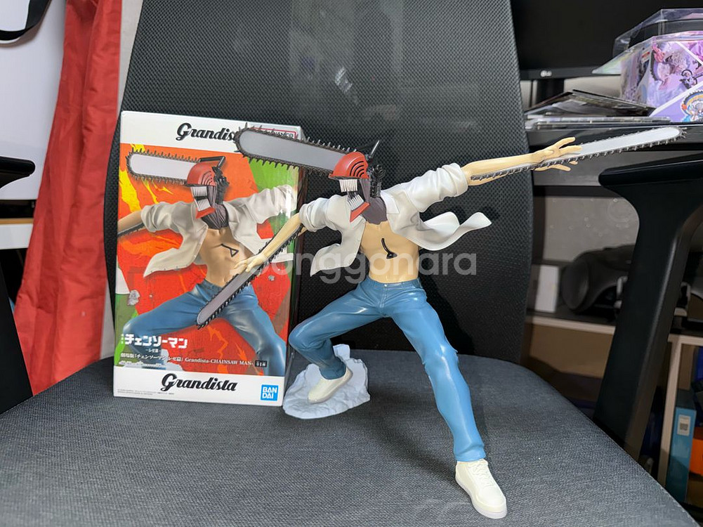 미개봉)체인소맨 레제편 그란디스타 덴지 피규어 가챠--1
