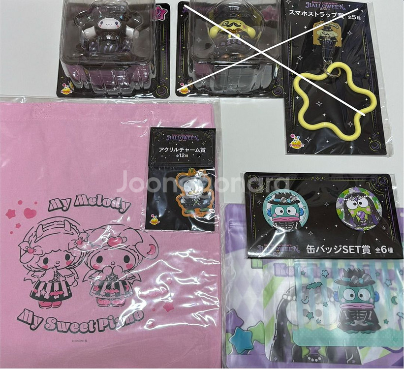 산리오 2025 할로윈 해피쿠지 피규어 스트랩 시나모롤--0