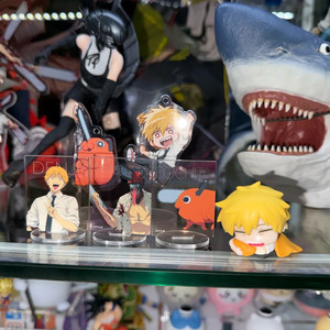 체인소맨 덴지,포치타 아크릴 오네무탄 가챠 피규어 일괄