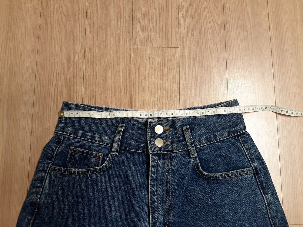 (텍달린 새상품 ) 청바지 데님 중청 팬츠 (M)--9